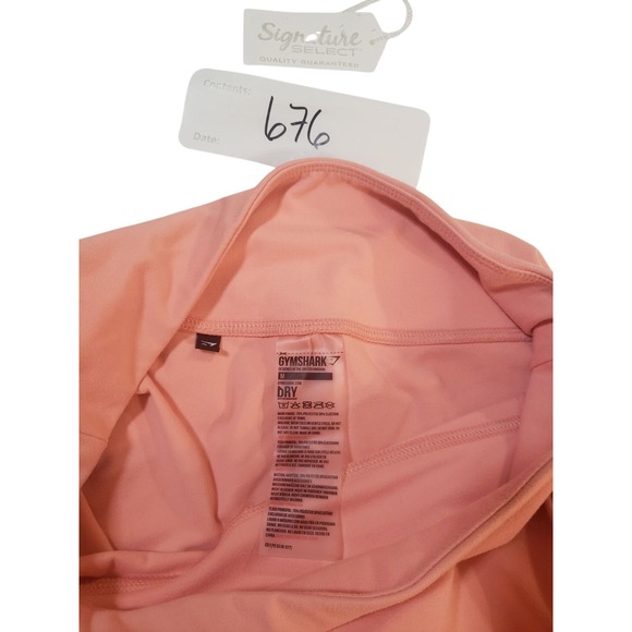 Gymshark Sweat Seamless Ankle Leggings Womens Medium‎ Terracotta Pink High Waist - Picture 12 of 12